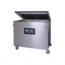 Напольная однокамерная вакуум-упаковочная машина  DZQ-1100/2L (нерж., газ)